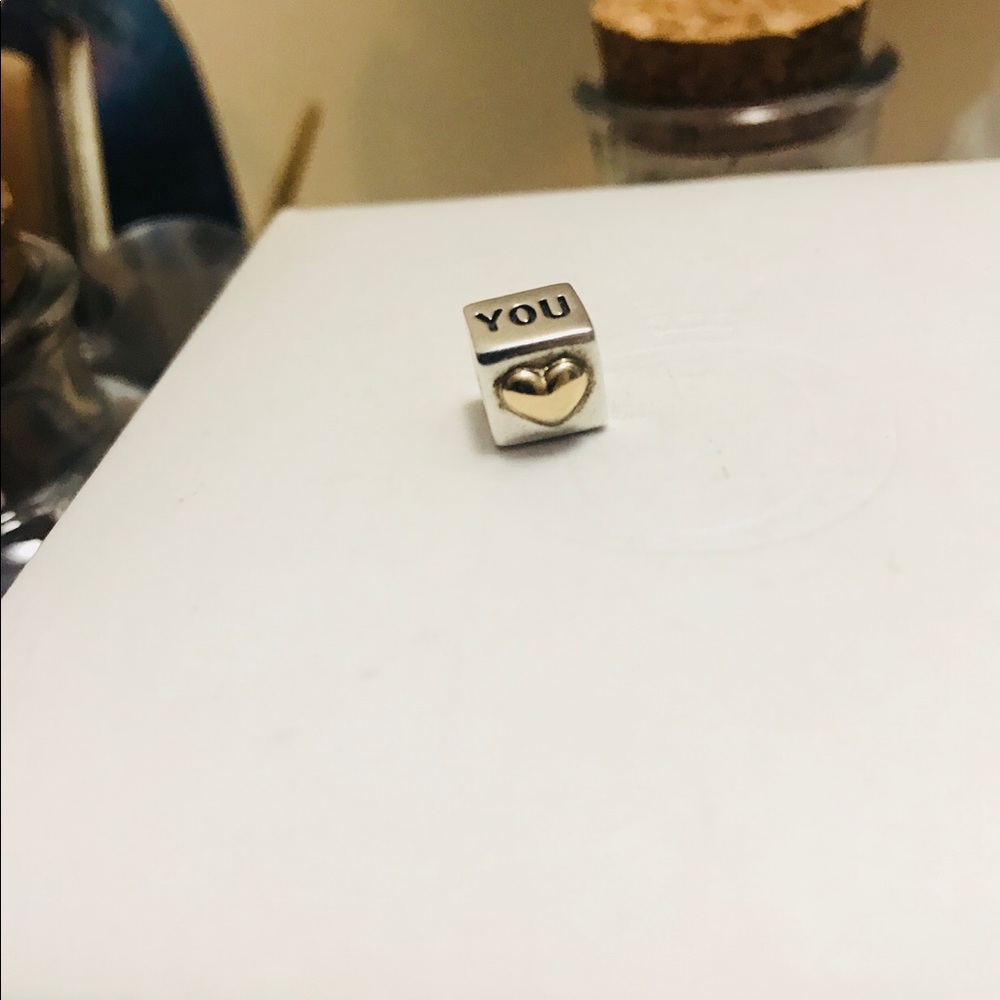 Pandora 14k Gold I love you charm